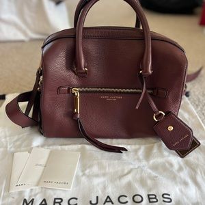 Marc Jacobs Burgundy Leather Bag Brand New